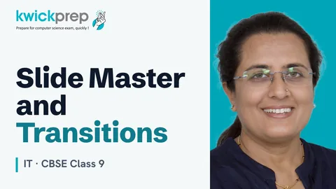 Slide masters and adding slide transitions