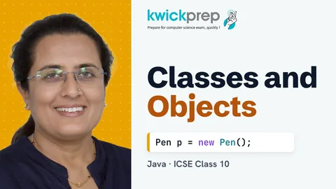 Elementary concept of objects and classes