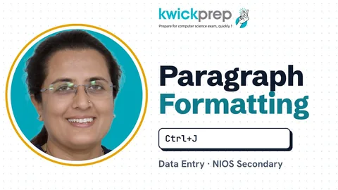 Formatting paragraphs