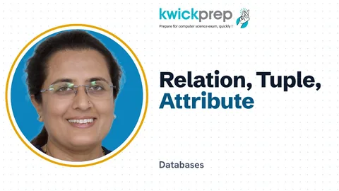 The Relational Model: Relation, Tuple, Attribute, Domain, Degree and Cardinality