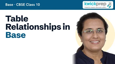 Relationships Between Tables in Base