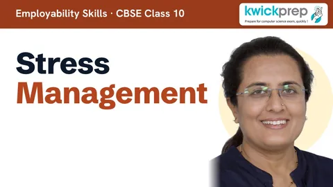 Employability Skills II: Stress management techniques