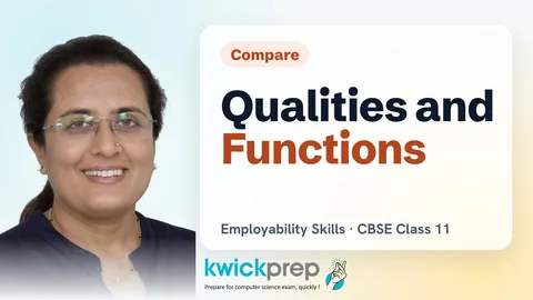 Employability Skills III: Qualities and functions of an entrepreneur