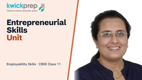 Employability Skills III: Unit 4: Entrepreneurial Skills III
