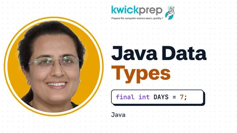 Data Types, Variables and Constants in Java
