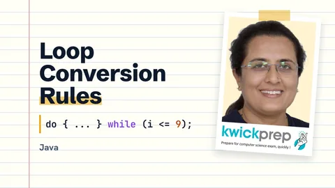 Converting Between for, while and do-while, and Finite vs Infinite Loops