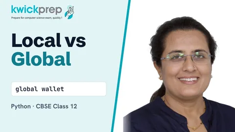 Scope of Variables: Local and Global