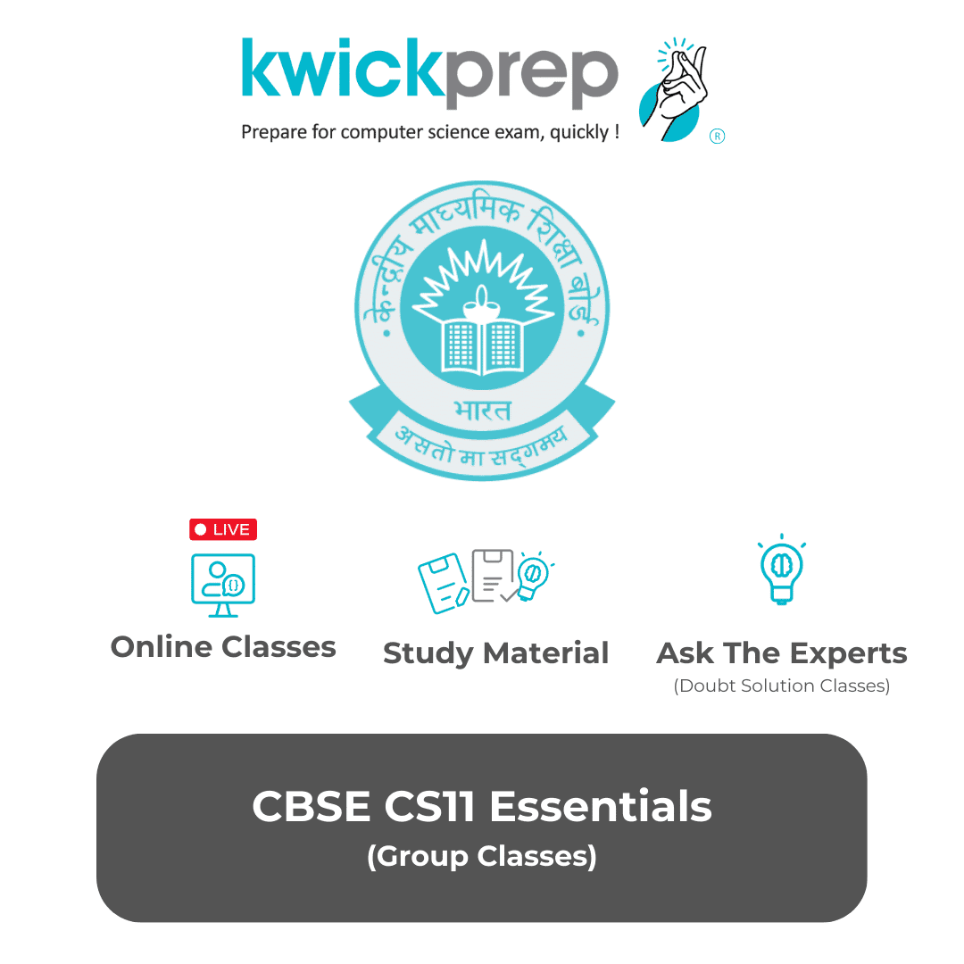 CBSE CS 11th Essentials Group Classes Banner