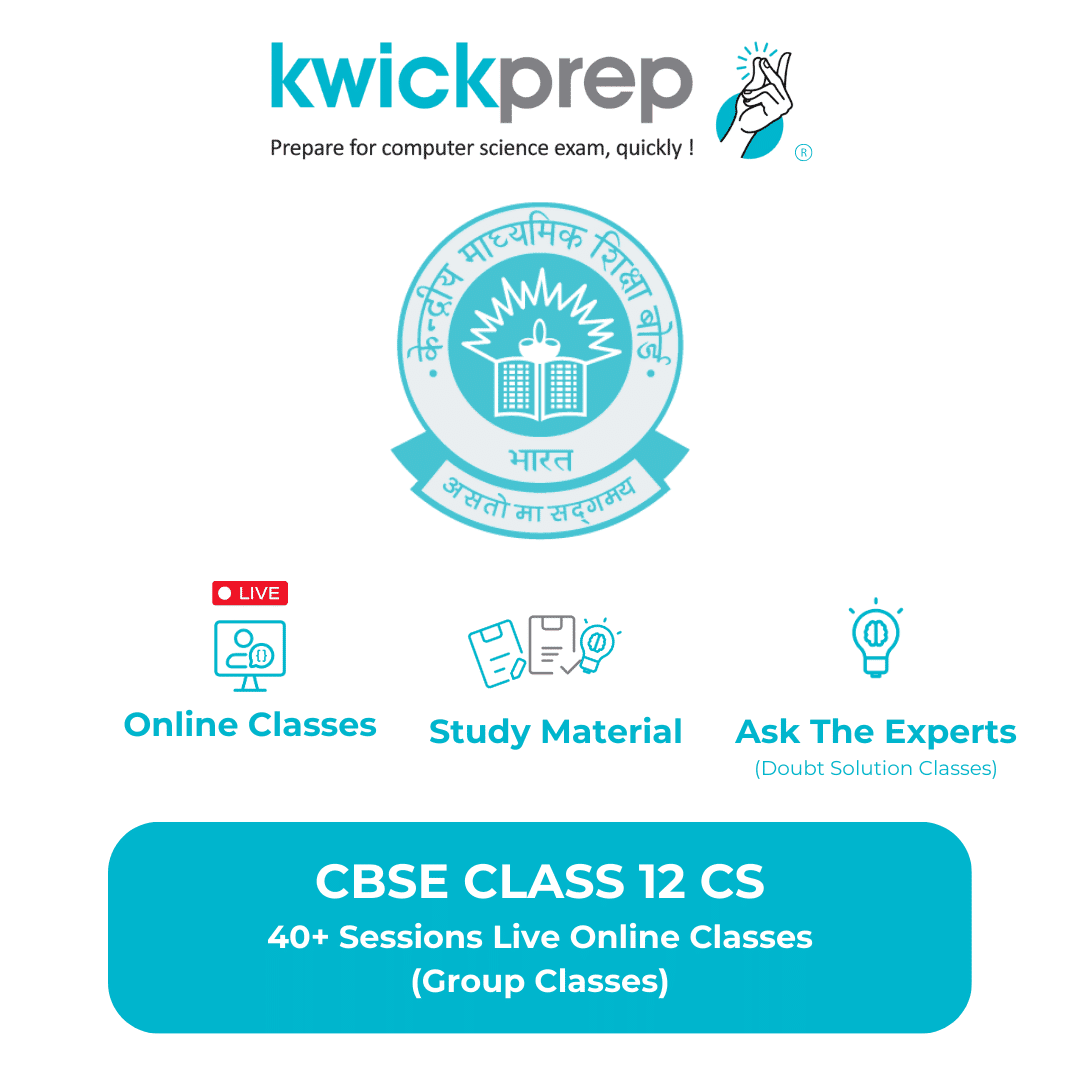 CBSE Class 12th CS Online Group Classes Banner