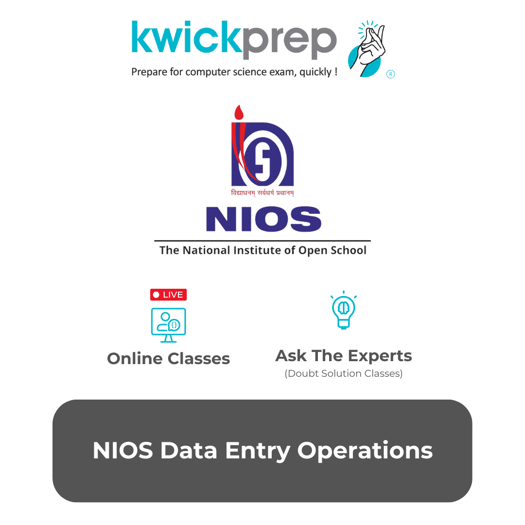NIOS Data Entry Operations Banner
